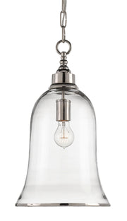 Currey and Company - 9382 - One Light Pendant - Nickel