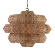 Currey and Company - 9859 - Nine Light Chandelier - Natural/Khaki