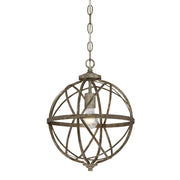 Millennium - 2281-AS - One Light Pendant - Lakewood - Antique Silver