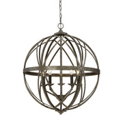Millennium - 2285-AS - Five Light Pendant - Lakewood - Antique Silver
