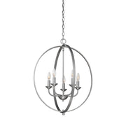 Millennium - 3035-BPW - Five Light Pendant - Brushed Pewter
