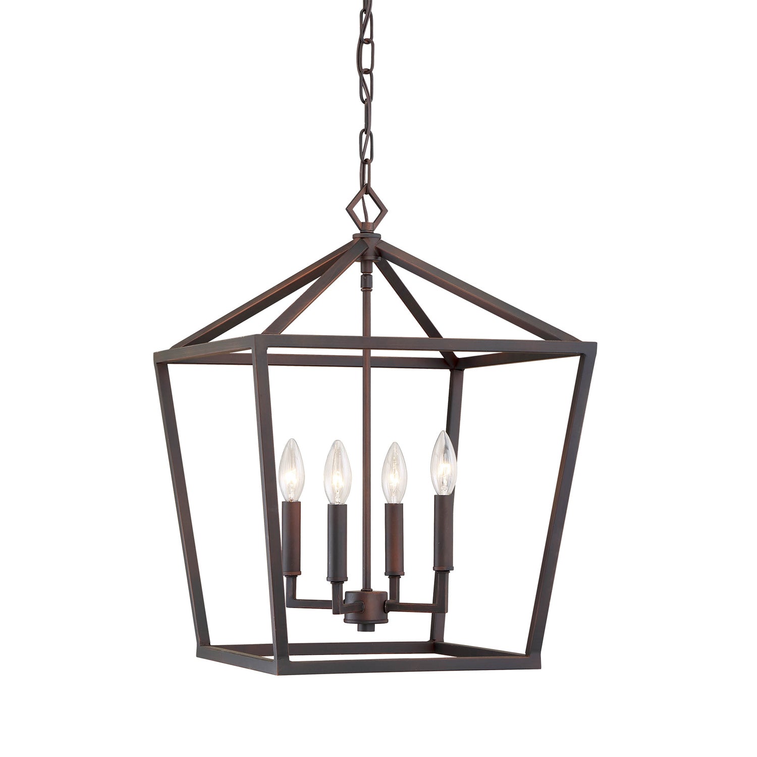 Millennium - 3244-RBZ - Four Light Pendant - Rubbed Bronze