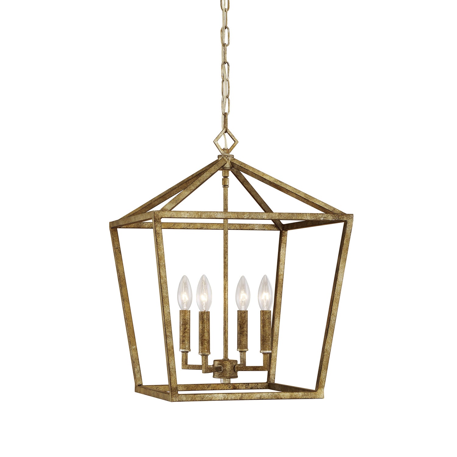 Millennium - 3244-VG - Four Light Pendant - Vintage Gold