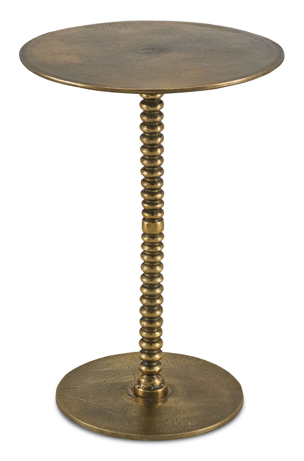 Currey and Company - 4188 - Accent Table - Brass