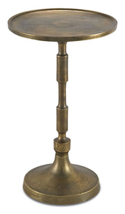 Currey and Company - 4189 - Accent Table - Brass
