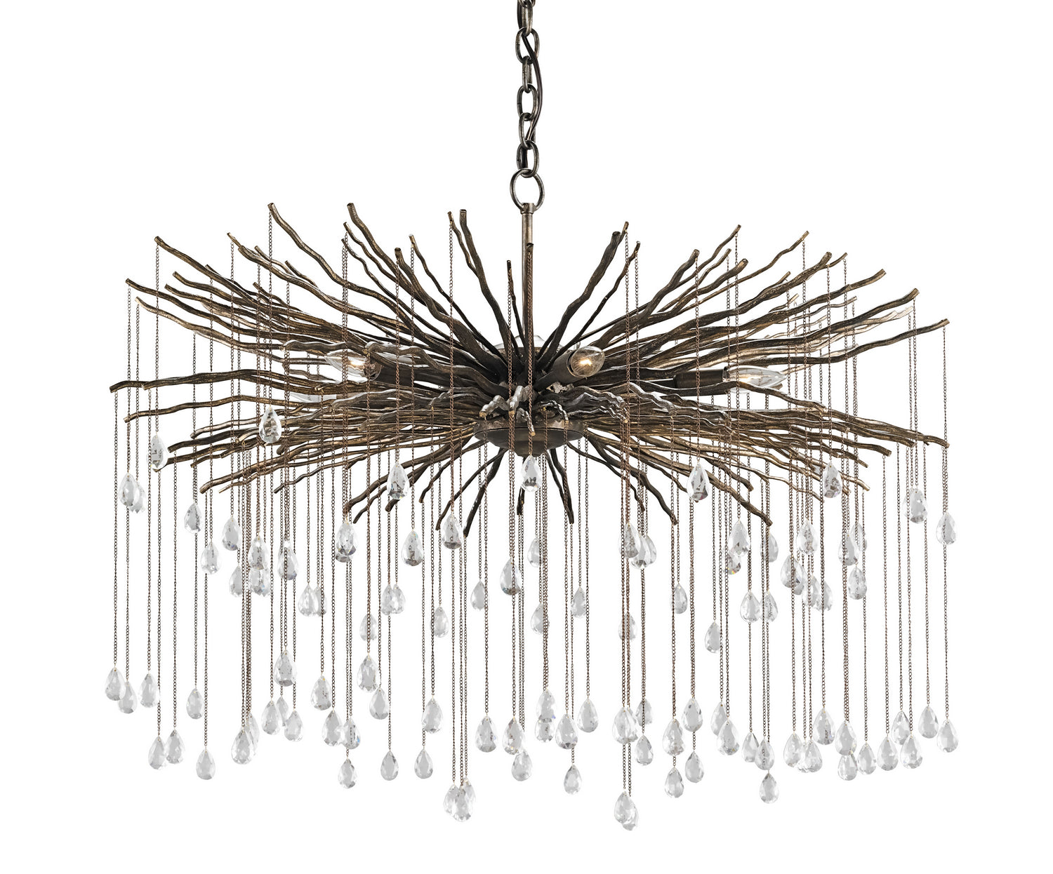 Currey and Company - 9451 - Six Light Chandelier - Cupertino