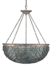 Currey and Company - 9511 - 20 Light Chandelier - Silver Leaf