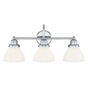 Capital Lighting - 8303CH-128 - Three Light Vanity - Baxter - Chrome