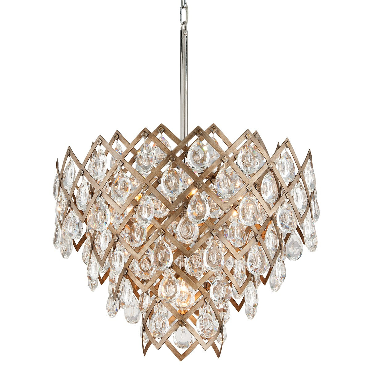 Corbett Lighting - 214-47 - Seven Light Chandelier - Tiara - Vienna Bronze