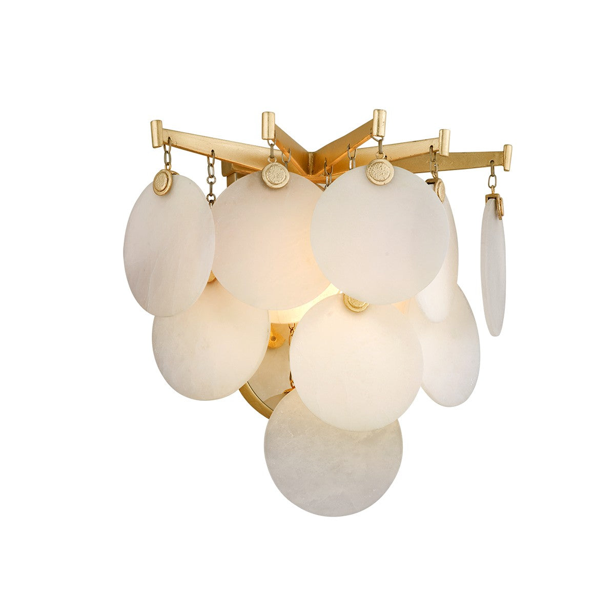Corbett Lighting - 228-11 - LED Wall Sconce - Serenity - Gold Leaf W Polished Stainless