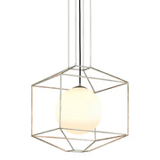 Troy Lighting - F5254 - One Light Pendant - Silhouette - Silver Leaf