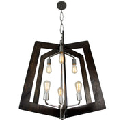 Varaluz - 268F06SL - Six Light Chandelier - Lofty - Steel