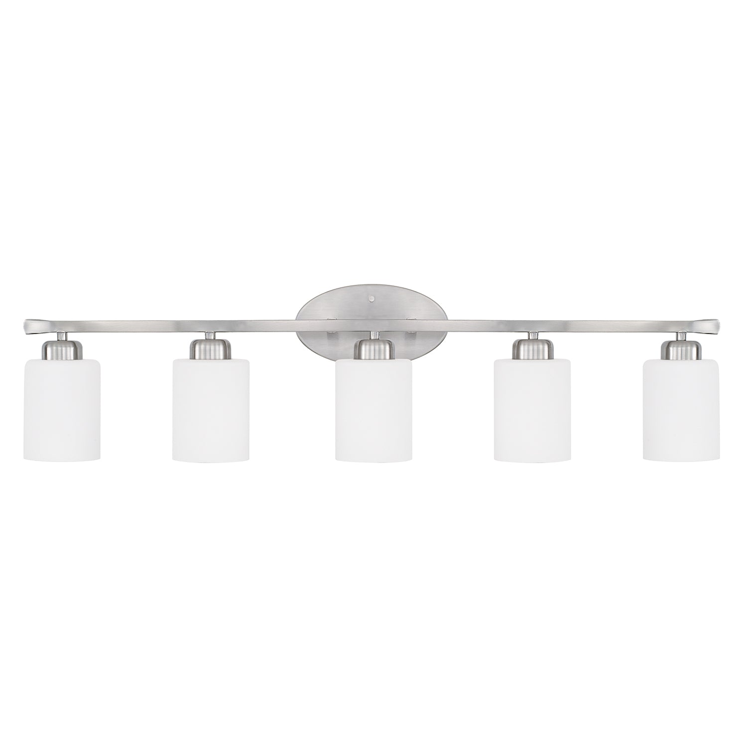 Capital Lighting - 115251BN-338 - Five Light Vanity - Dixon - Brushed Nickel