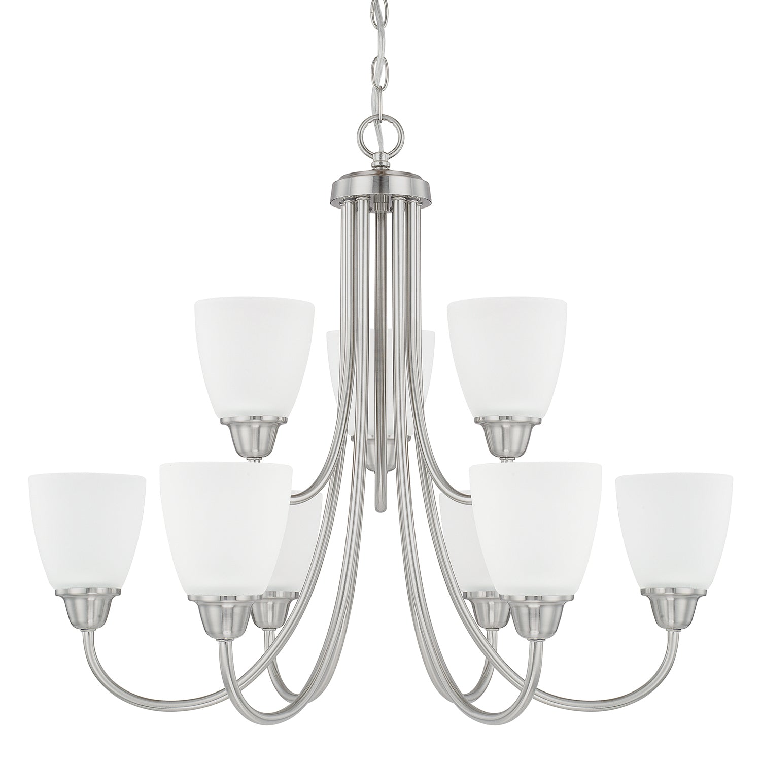 Capital Lighting - 415191BN-337 - Nine Light Chandelier - Trenton - Brushed Nickel