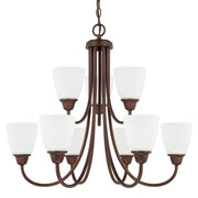 Capital Lighting - 415191BZ-337 - Nine Light Chandelier - Trenton - Bronze