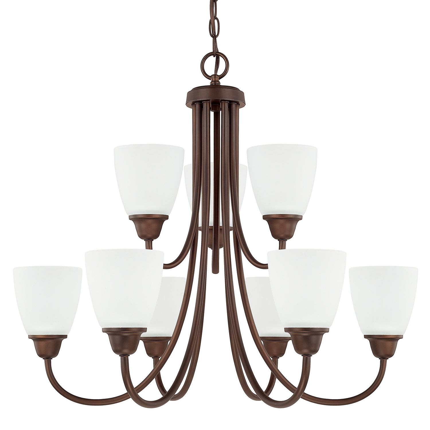 Capital Lighting - 415191BZ-337 - Nine Light Chandelier - Trenton - Bronze