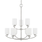 Capital Lighting - 415291BN-338 - Nine Light Chandelier - Dixon - Brushed Nickel