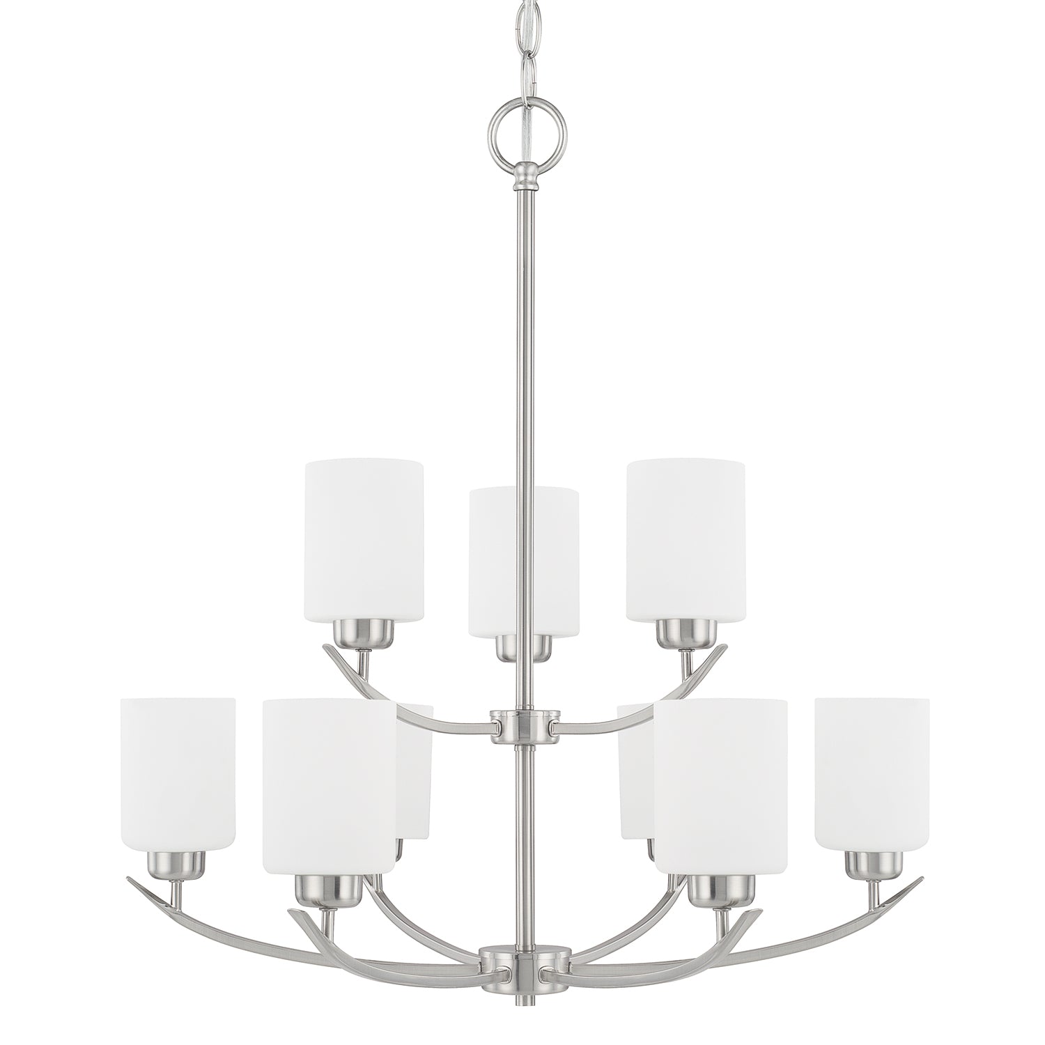 Capital Lighting - 415291BN-338 - Nine Light Chandelier - Dixon - Brushed Nickel