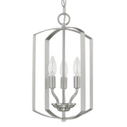 Capital Lighting - 515831BN - Three Light Foyer Pendant - Folsom - Brushed Nickel
