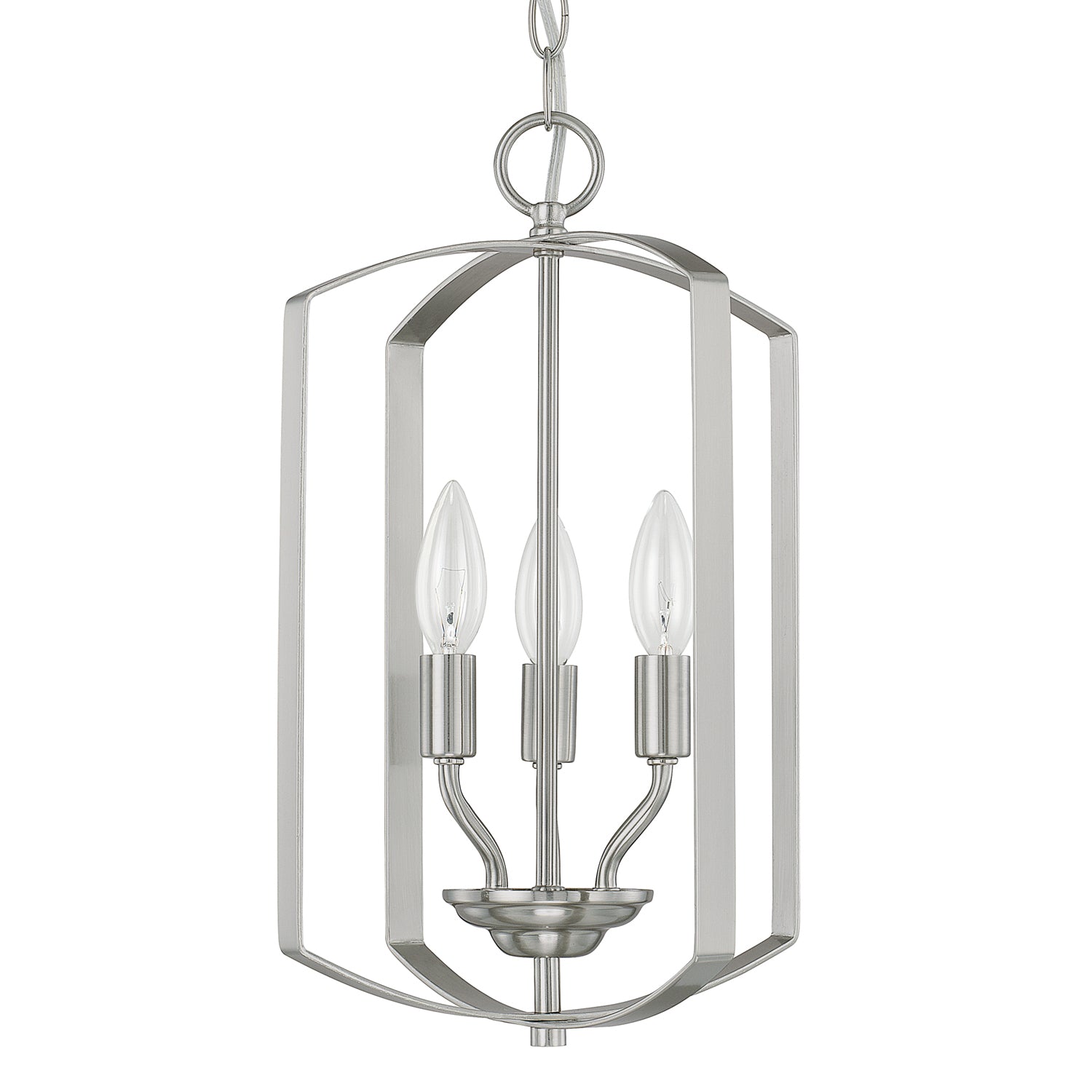Capital Lighting - 515831BN - Three Light Foyer Pendant - Folsom - Brushed Nickel