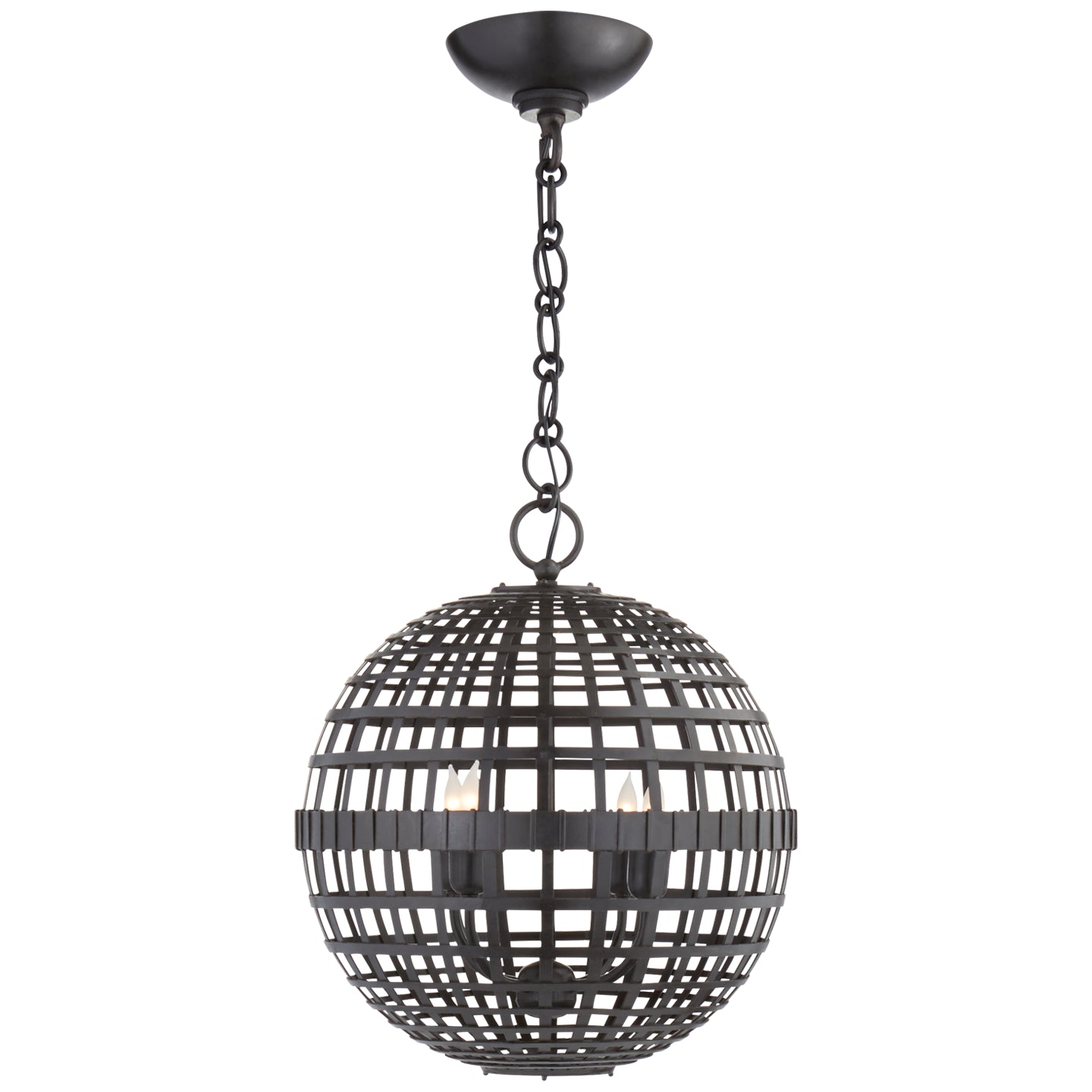 Visual Comfort Signature - ARN 5003AI - Four Light Lantern - mill - Aged Iron
