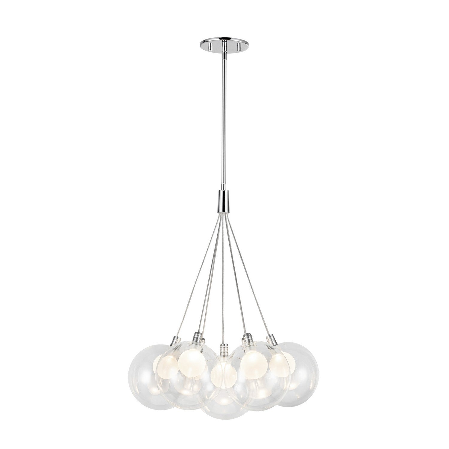 Kuzco Lighting - CH3117 - LED Chandelier - Bolla - Chrome
