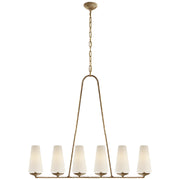 Visual Comfort Signature - ARN 5201GP-L - Six Light Chandelier - Fontaine - Gilded Plaster