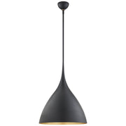 Visual Comfort Signature - ARN 5351MBK - One Light Pendant - Agnes - Matte Black