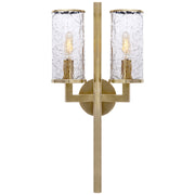 Visual Comfort Signature - KW 2201AB-CRG - Two Light Wall Sconce - Liaison - Antique-Burnished Brass