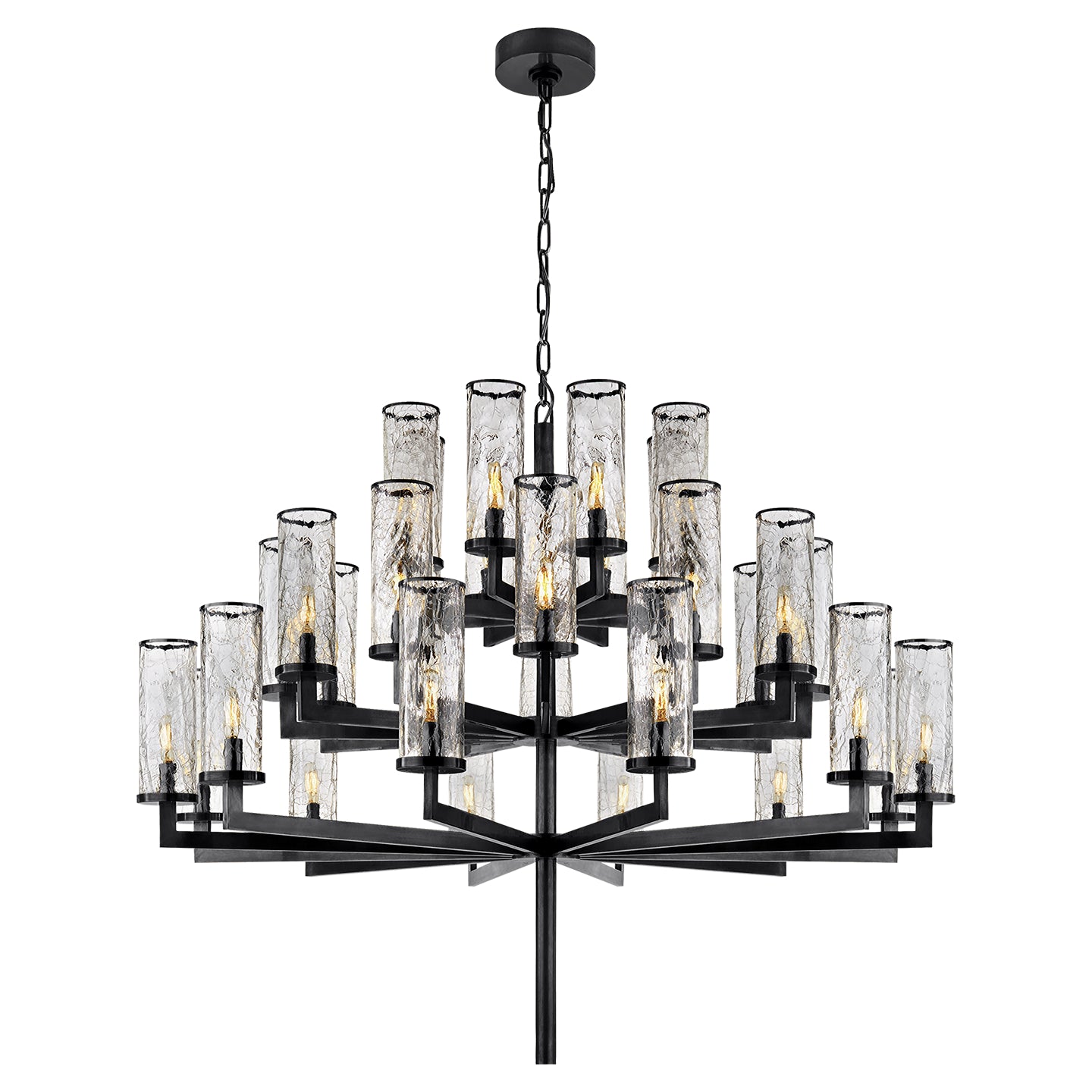 Visual Comfort Signature - KW 5202BZ-CRG - 32 Light Chandelier - Liaison - Bronze
