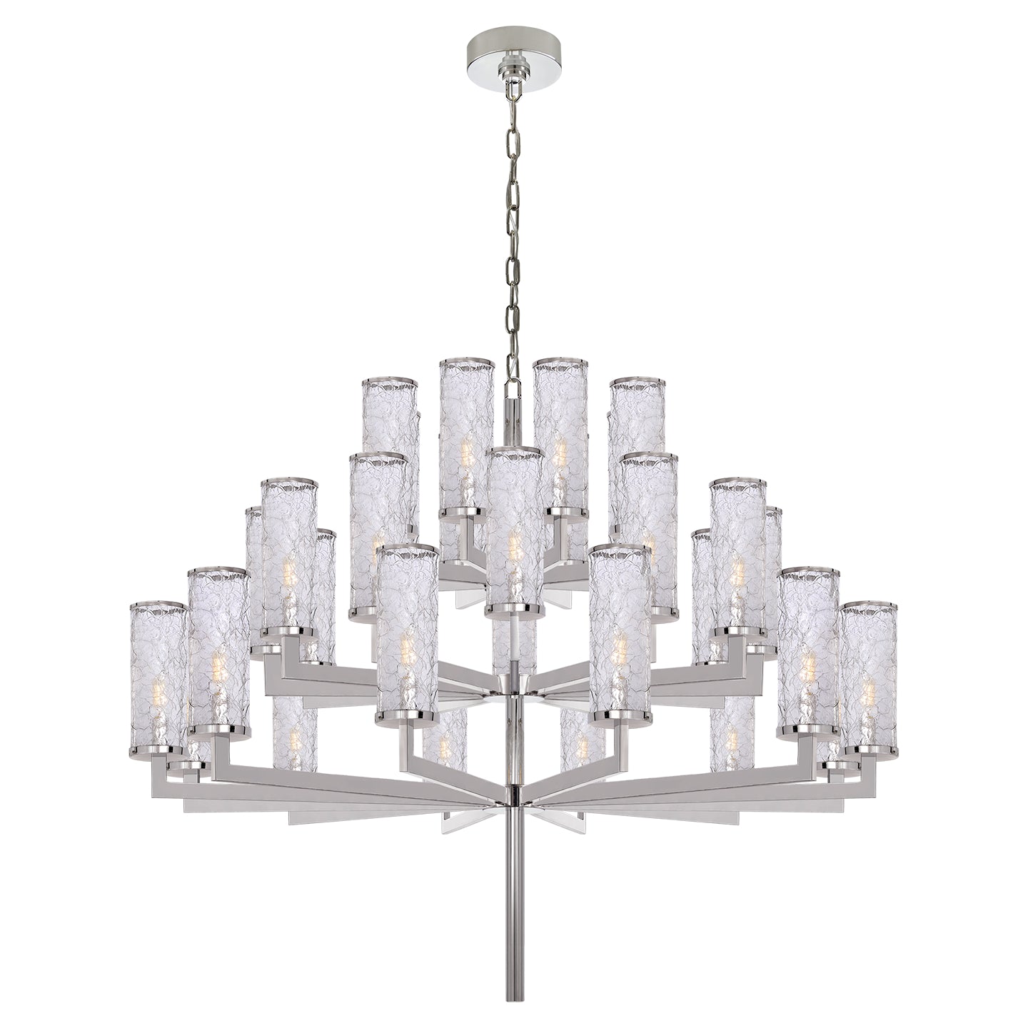 Visual Comfort Signature - KW 5202PN-CRG - 32 Light Chandelier - Liaison - Polished Nickel