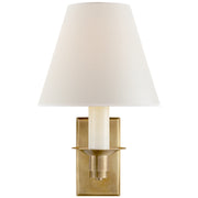 Ralph Lauren - RL 2004NB-P - One Light Wall Sconce - Evans - Natural Brass