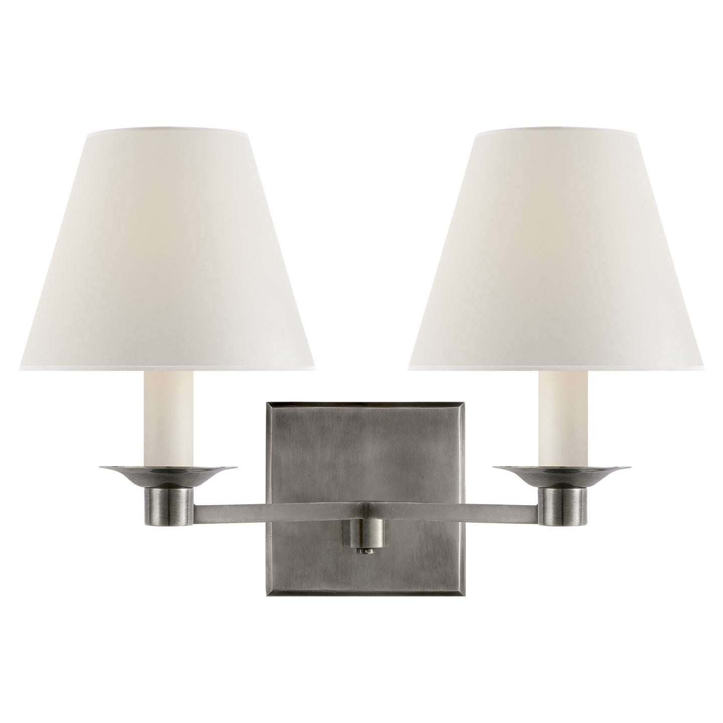 Ralph Lauren - RL 2007AN-P - Two Light Wall Sconce - Evans - Antique Nickel