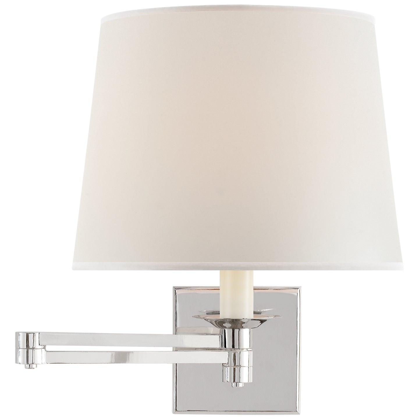 Ralph Lauren - RL 2010PN-P - One Light Swing Arm Wall Lamp - Evans - Polished Nickel