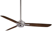 Minka Aire - F727-BN/MM - 52"Ceiling Fan - Rudolph - Brushed Nickel With Medium Maple Blades