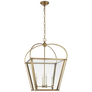 Visual Comfort Signature - CHC 3439AB-CG - Four Light Lantern - Riverside - Antique-Burnished Brass