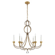 Visual Comfort Signature - NW 5031VG - Six Light Chandelier - Milan - Venetian Gold