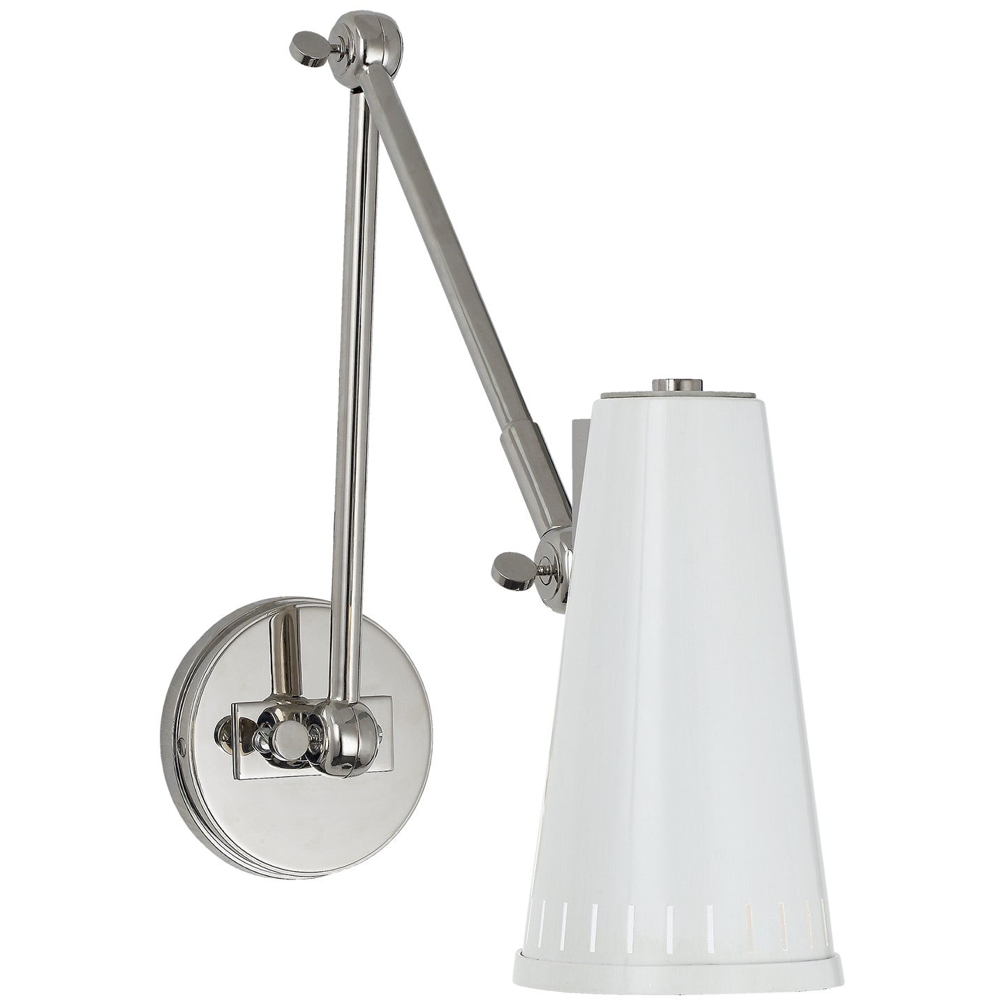 Visual Comfort Signature - TOB 2066PN-AW - One Light Wall Sconce - Antonio - Polished Nickel