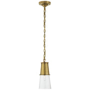 Visual Comfort Signature - TOB 5751HAB-CG - One Light Pendant - Robinson - Hand-Rubbed Antique Brass