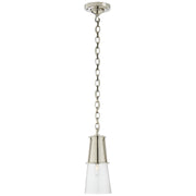 Visual Comfort Signature - TOB 5751PN-CG - One Light Pendant - Robinson - Polished Nickel