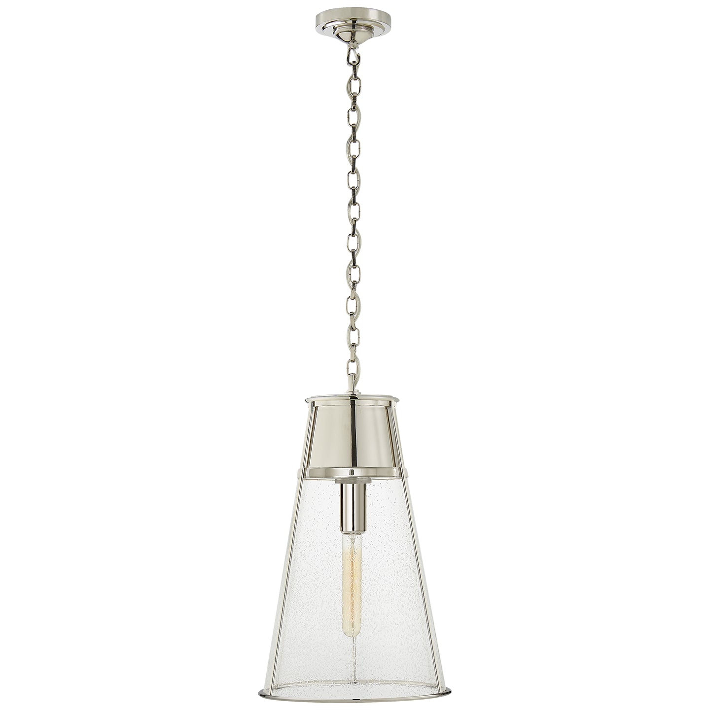 Visual Comfort Signature - TOB 5753PN-SG - One Light Pendant - Robinson - Polished Nickel