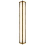 Ralph Lauren - RL 2027NB-WG - Four Light Wall Sconce - Geneva - Natural Brass