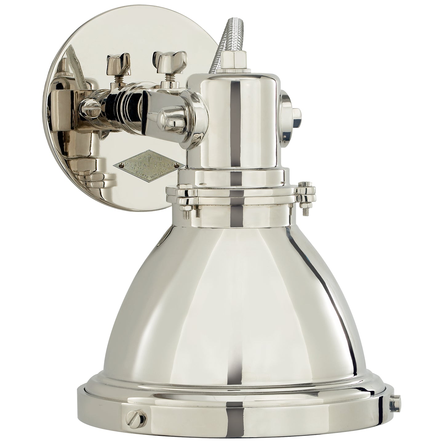 Ralph Lauren - RL 2120PN-PN - One Light Wall Sconce - Fulton - Polished Nickel