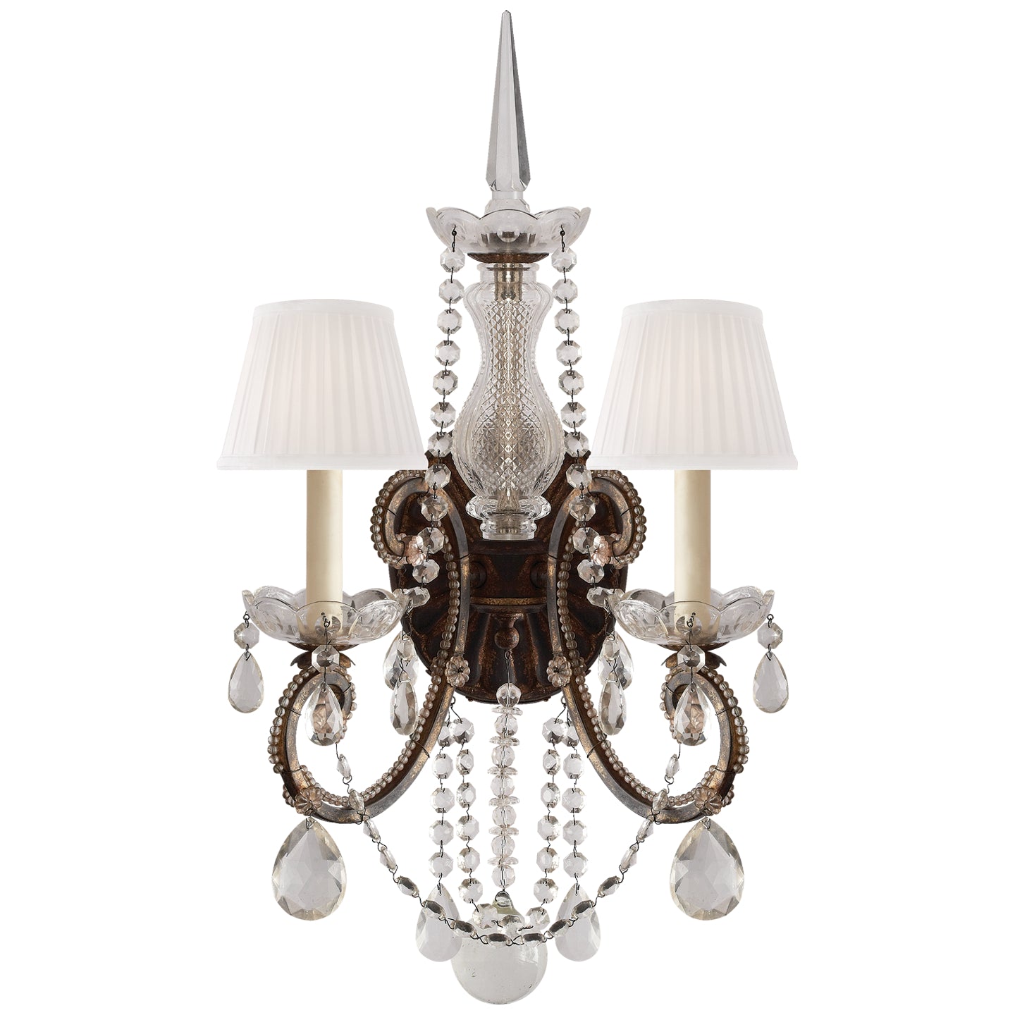 Ralph Lauren - RL 2231AG-S - Two Light Wall Sconce - Adrianna - Antiqued Gild
