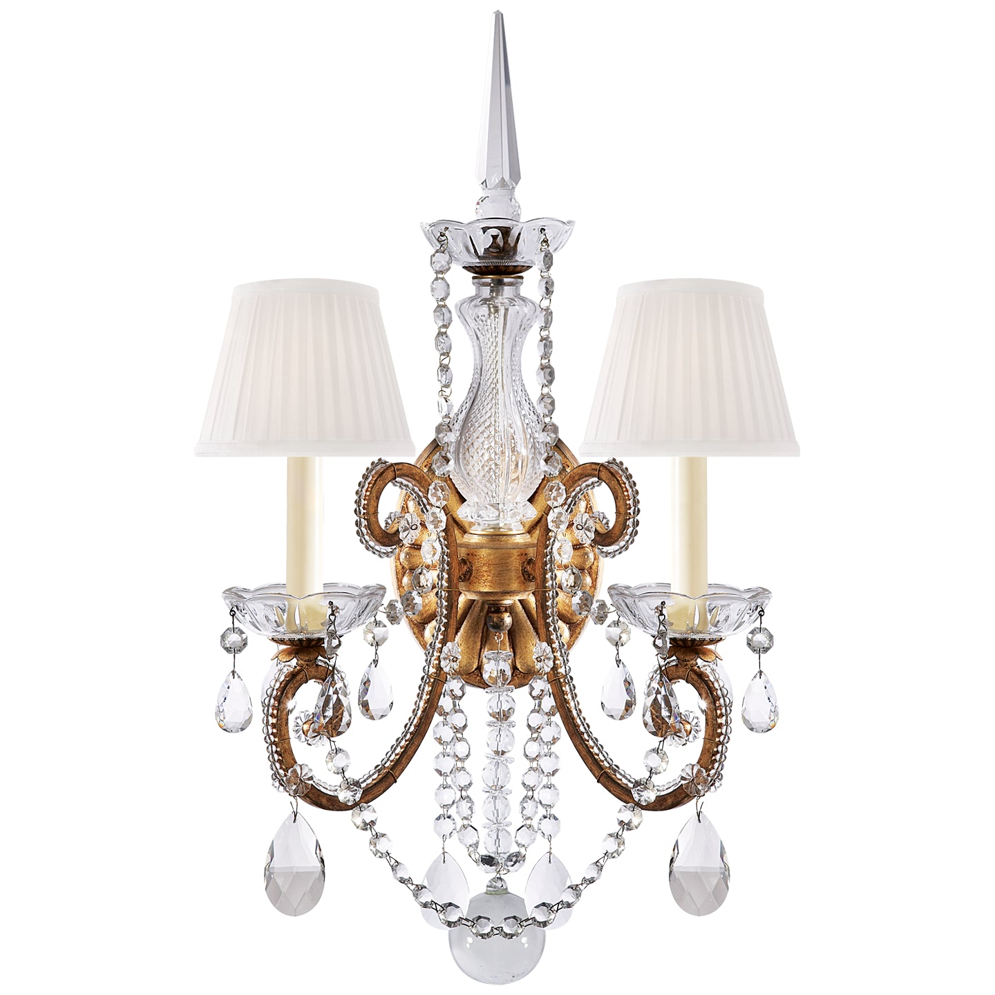 Ralph Lauren - RL 2231GI-S - Two Light Wall Sconce - Adrianna - Gilded Iron