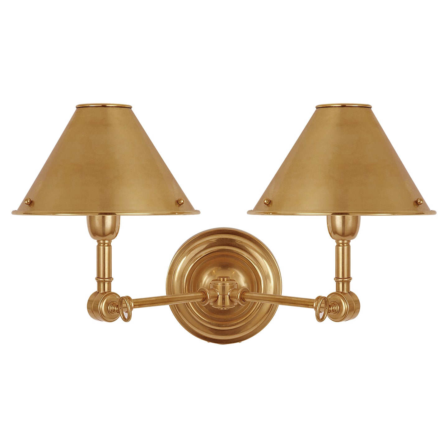 Ralph Lauren - RL 2252NB - Two Light Wall Sconce - Anette - Natural Brass