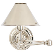 Ralph Lauren - RL 2260PN - One Light Swing Arm Wall Lamp - Anette - Polished Nickel