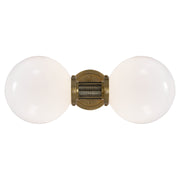 Ralph Lauren - RL 2550NB-WG - Two Light Wall Sconce - McCarren - Natural Brass