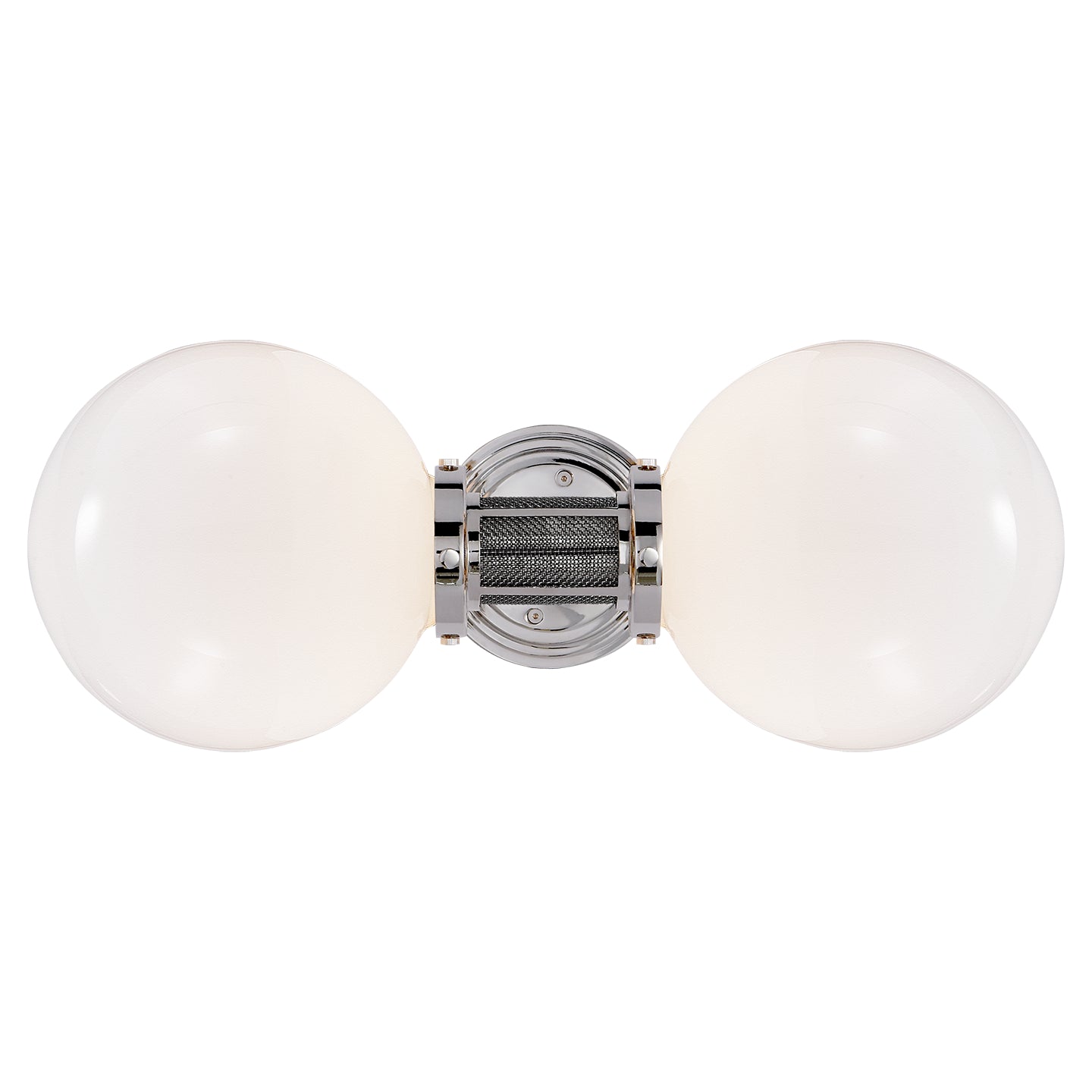 Ralph Lauren - RL 2550PN-WG - Two Light Wall Sconce - McCarren - Polished Nickel