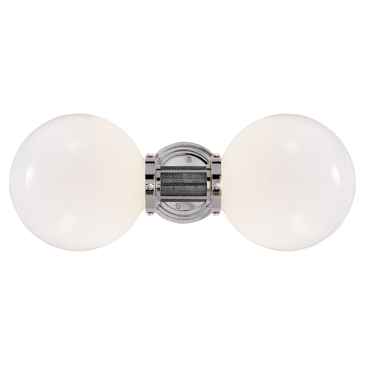 Ralph Lauren - RL 2550PN-WG - Two Light Wall Sconce - McCarren - Polished Nickel